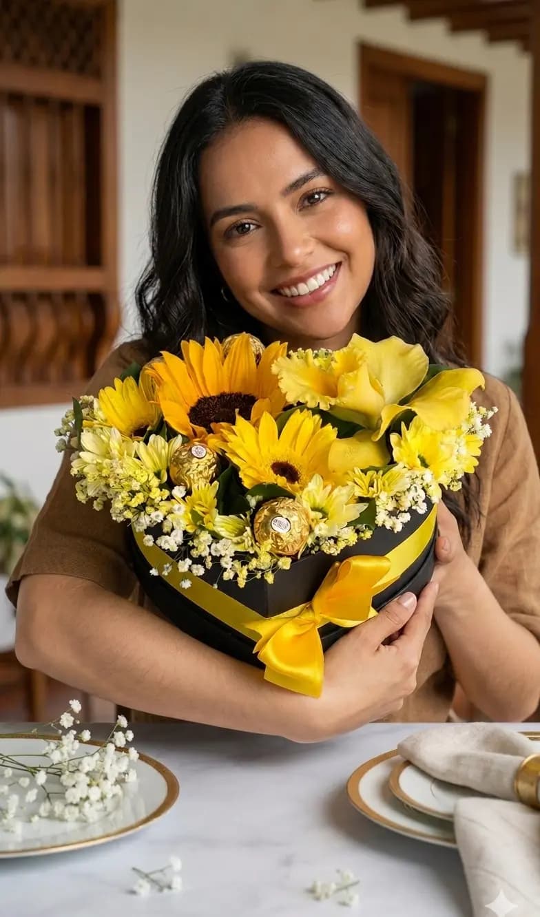 Cofre Girasoles del Alma