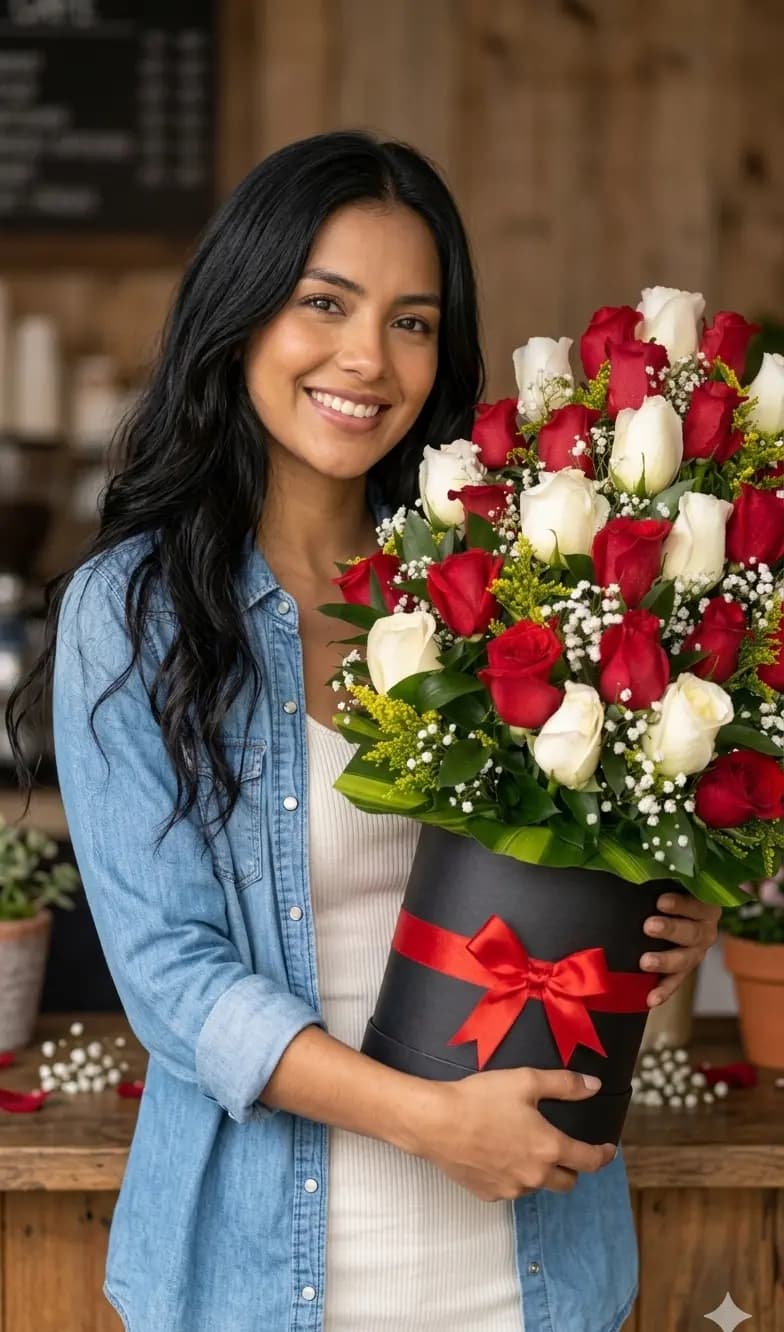 Elegancia en Rojo y Blanco