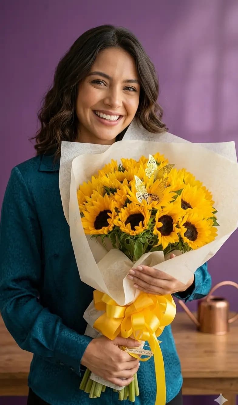 Ramo Resplandor Dorado